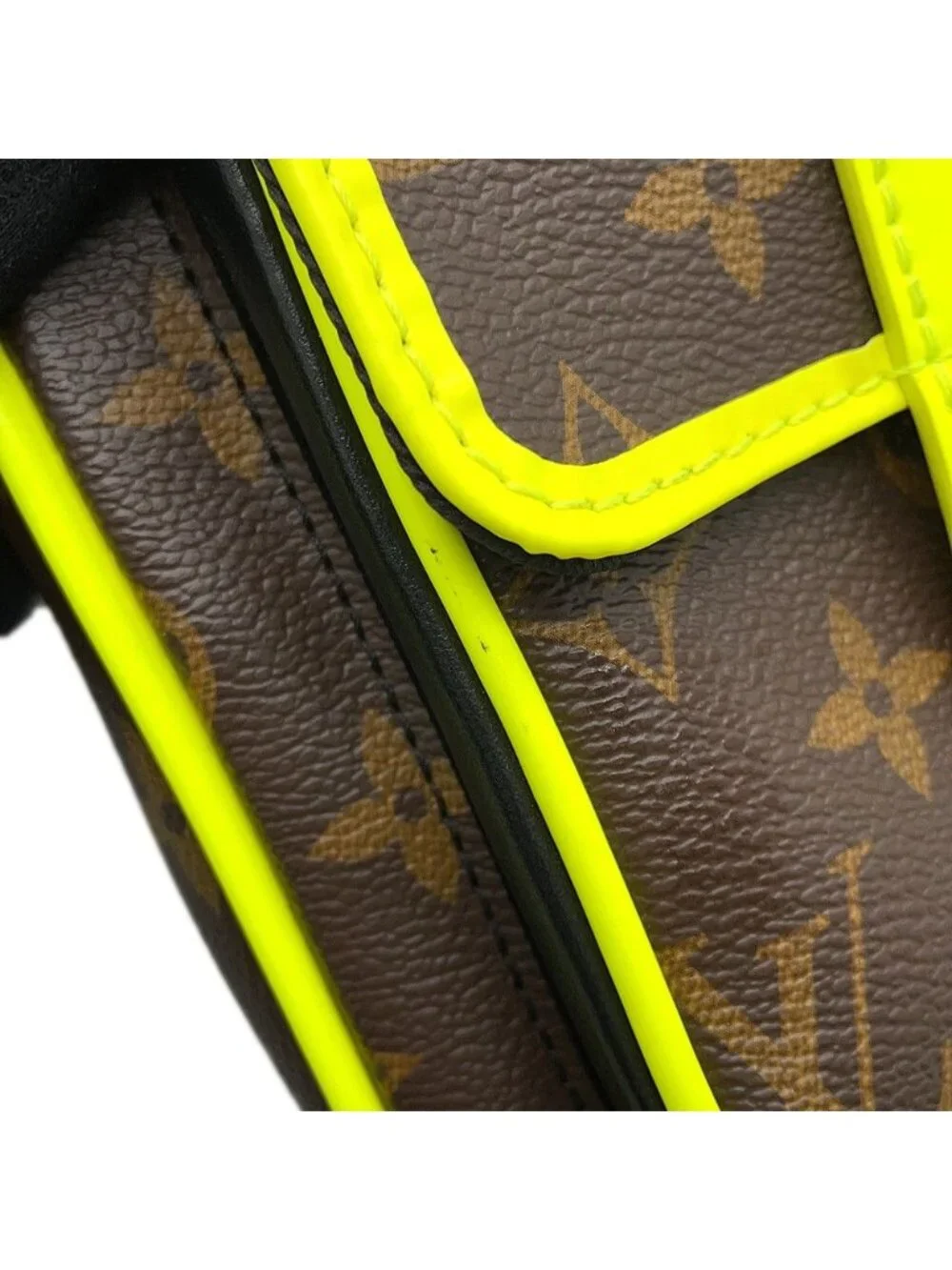Louis Vuitton Shoulder Bag Monogram Macassar Christopher Wearable Wallet Black